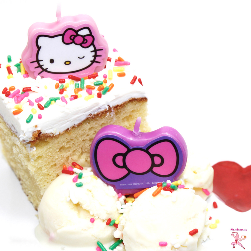 Hello-Kitty-Ice-Cream-Cake-Easy-RECIPE Halo Top Ice Cream Cake made with ice cream