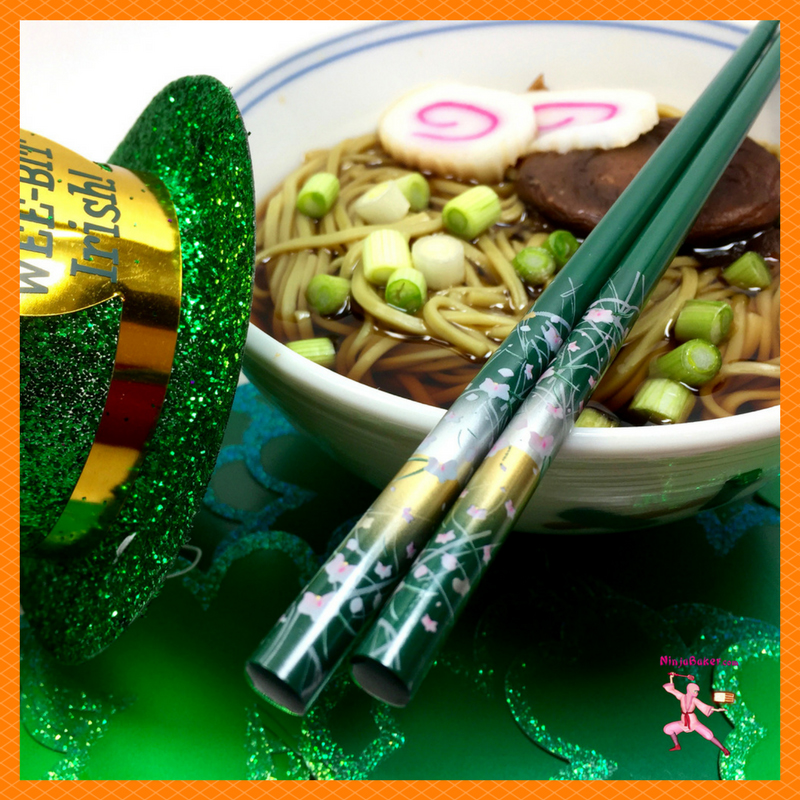 St-Patricks-Day-Japanese-matcha Noodles-NinjaBaker-RECIPE St-Patricks-Day-Japanese-matcha Noodles-NinjaBaker-RECIPE