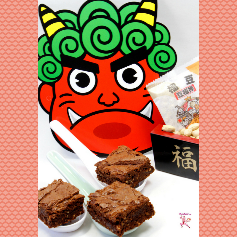 Japanese setsubun brownies healthy soybeans Japan culture Japanese setsubun brownies healthy soybeans Japan culture
